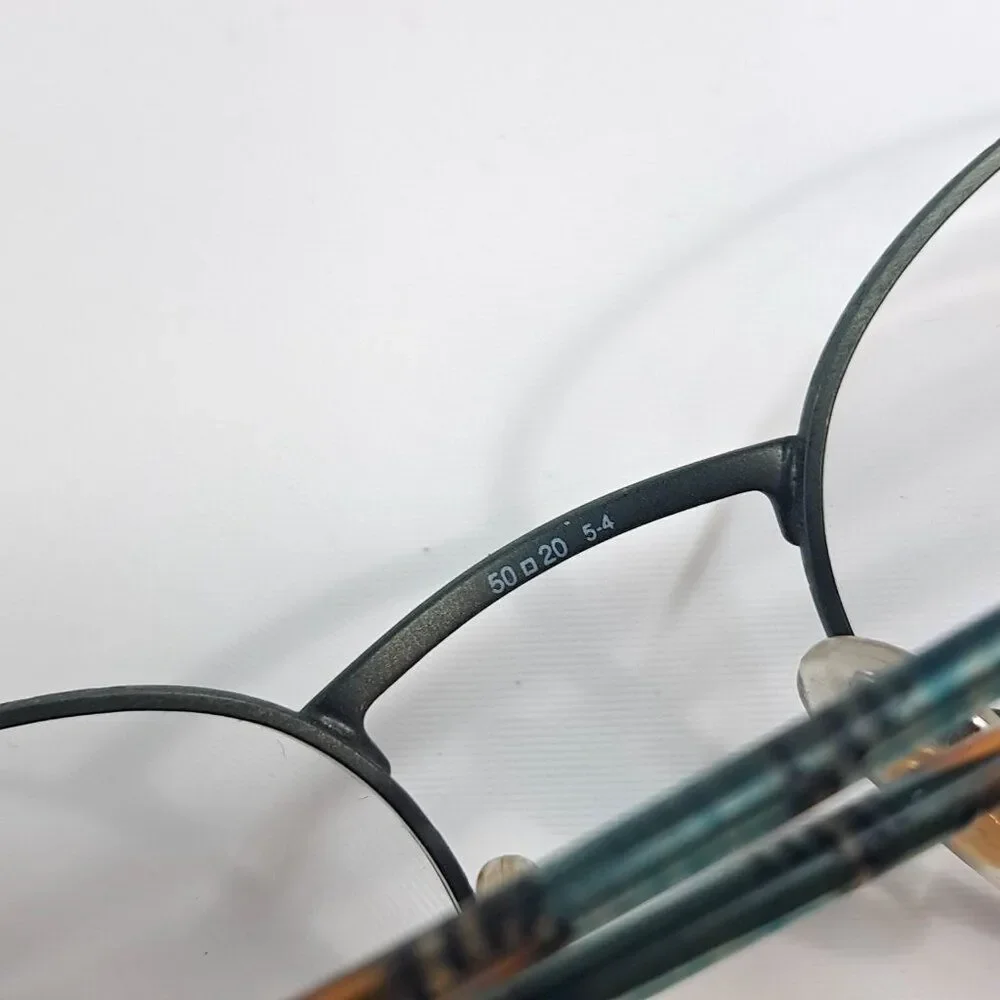 Gucci‎ GG 1241 FB9 eyeglasses frame 50-20-140 blue brown round women's glasses